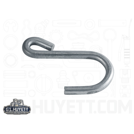 G.L. HUYETT S-Hook 1/4 x 3 Zinc SHOOK-016